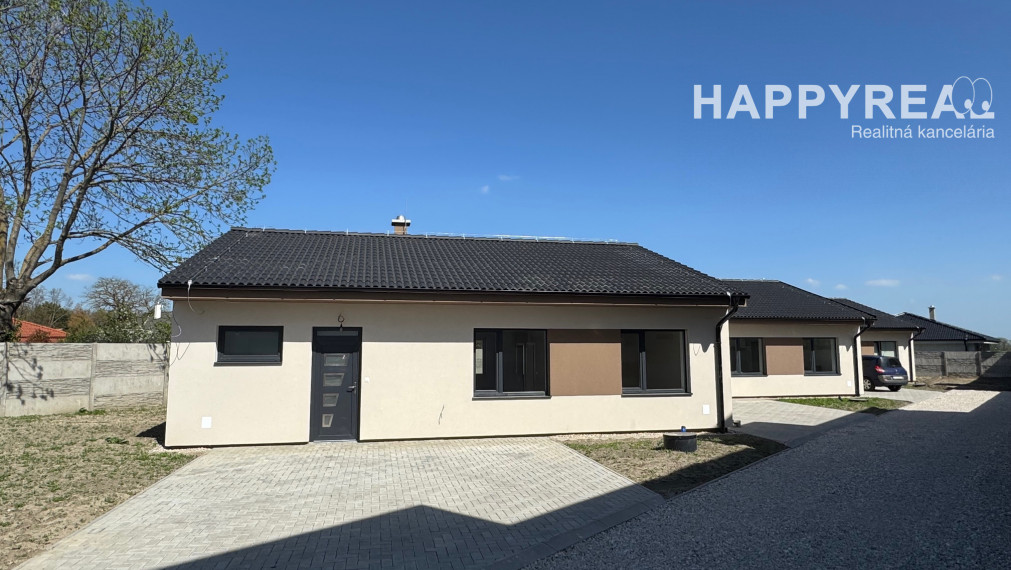 4 izb. nízkoenergetické tehlové RD Malá Paka v štandarde