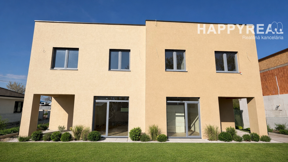 Moderné 4-izbové byty v dvojdome v štandarde